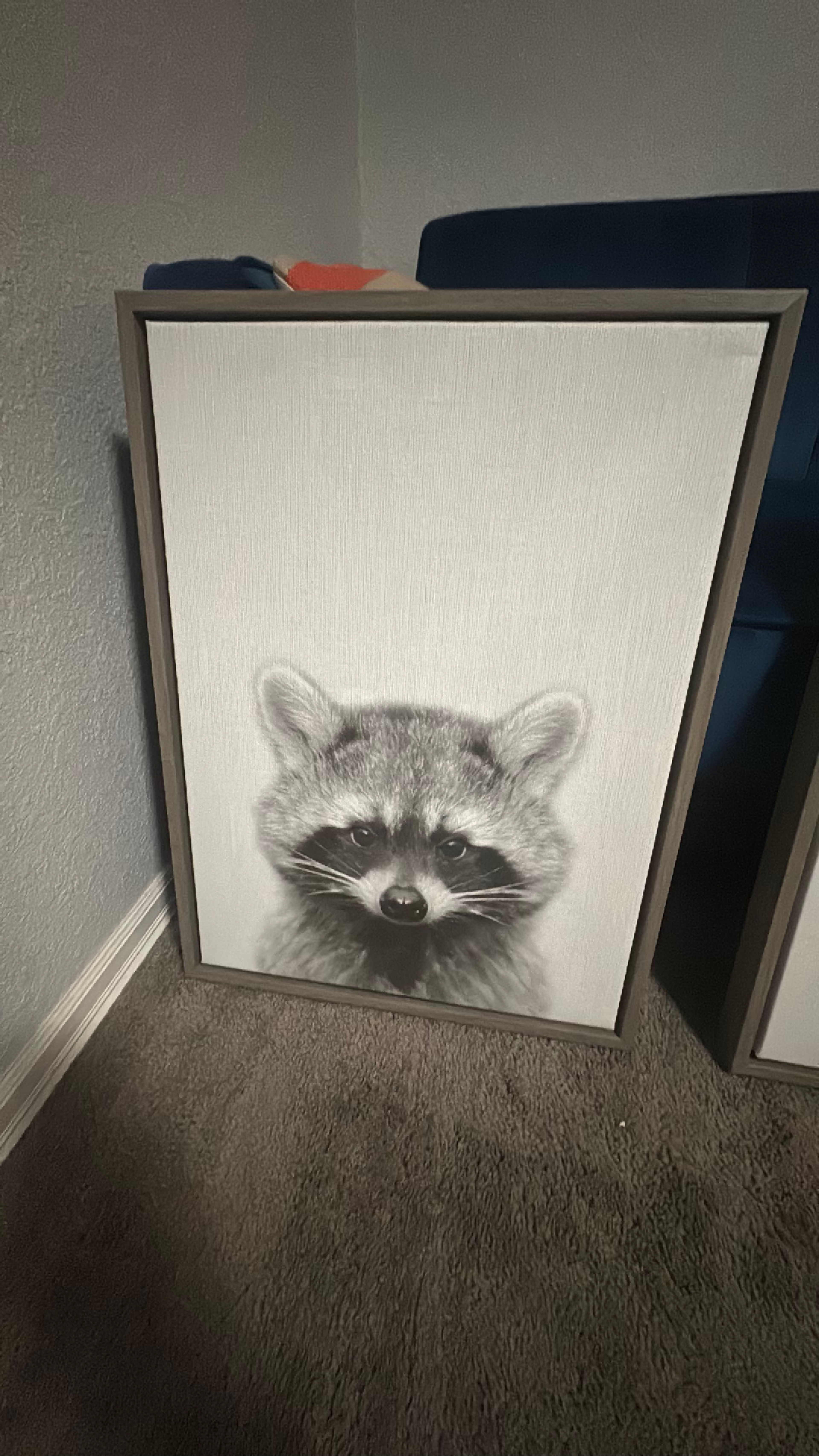 Framed Black and White Baby Animal Canvas Art Set of 4 - Image 2