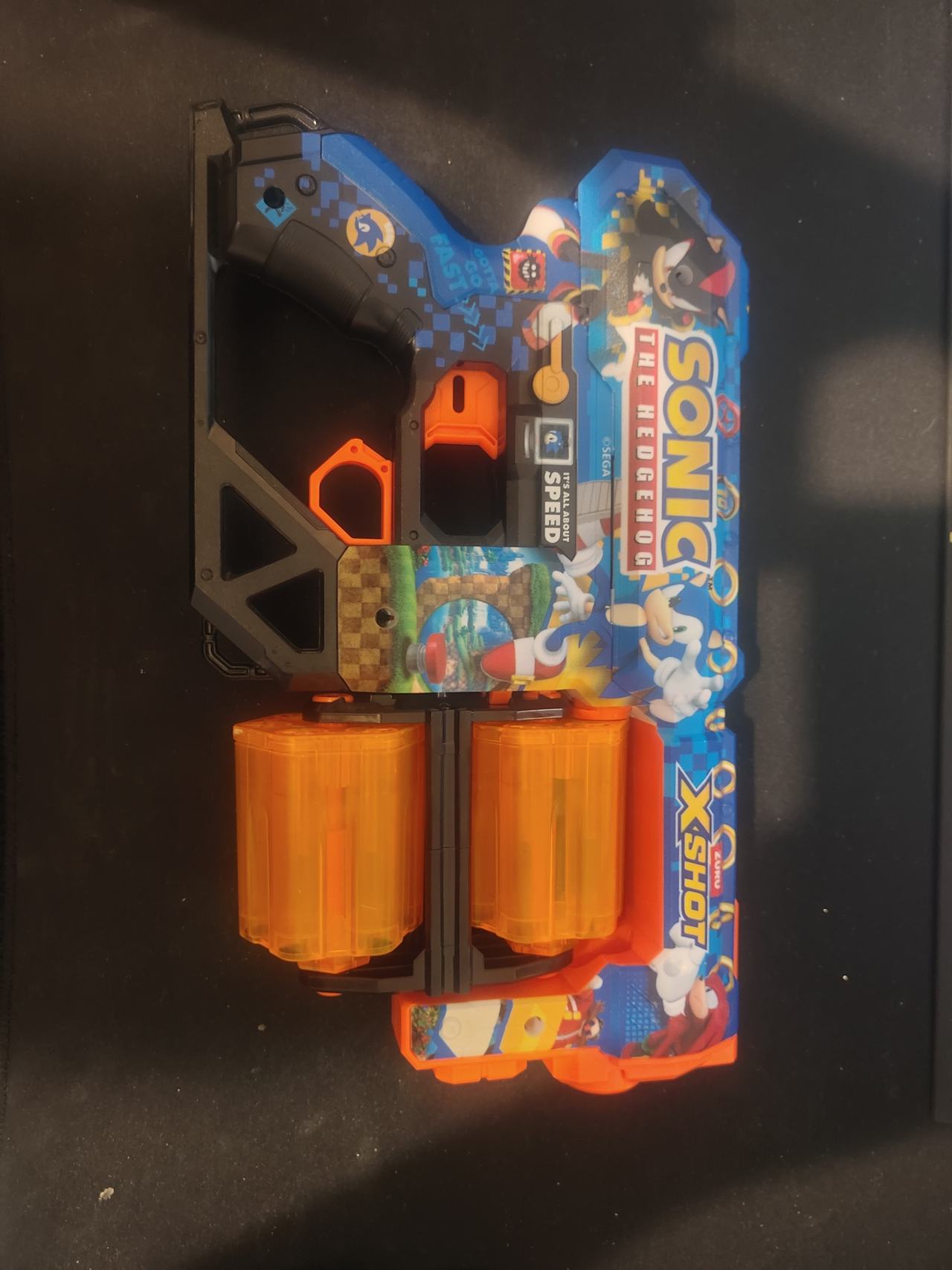 Zuru X-Shot Insanity Mad Mega Barrel Sonic the Hedgehog Edition