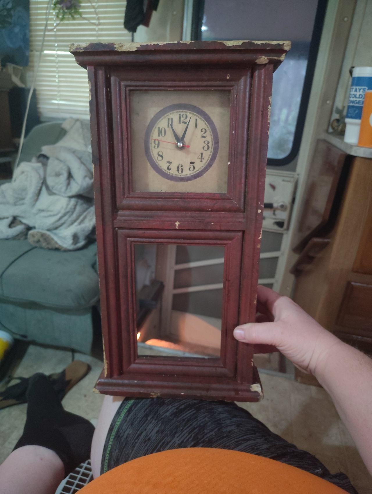Vintage Wooden Wall Clock