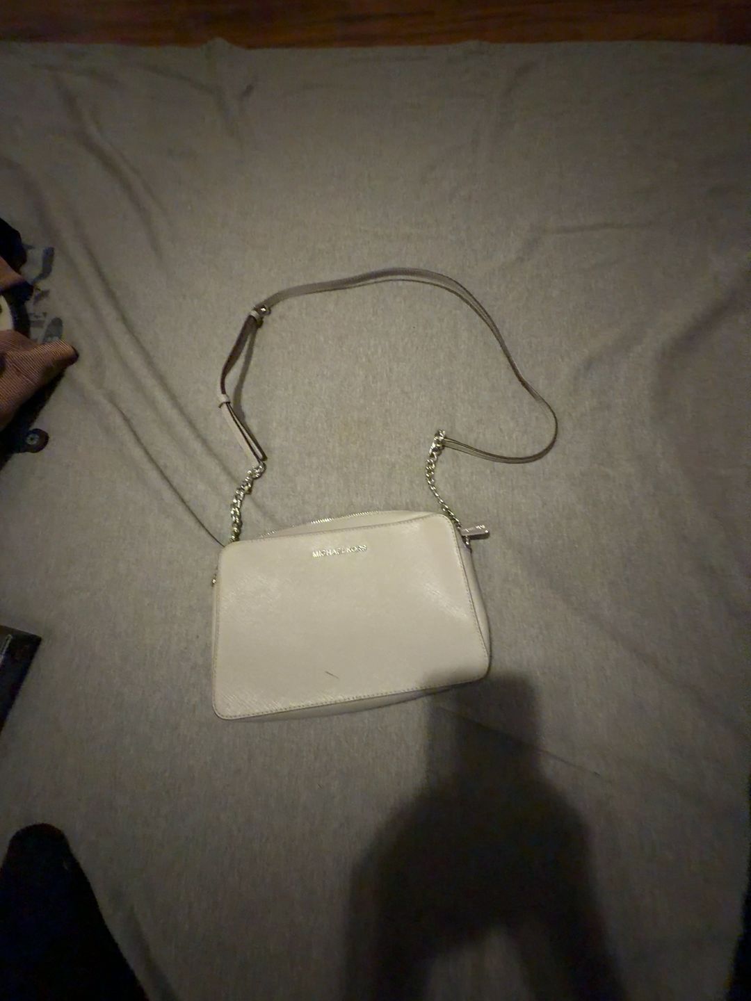 Michael Kors Jet Set Crossbody Bag Light Gray