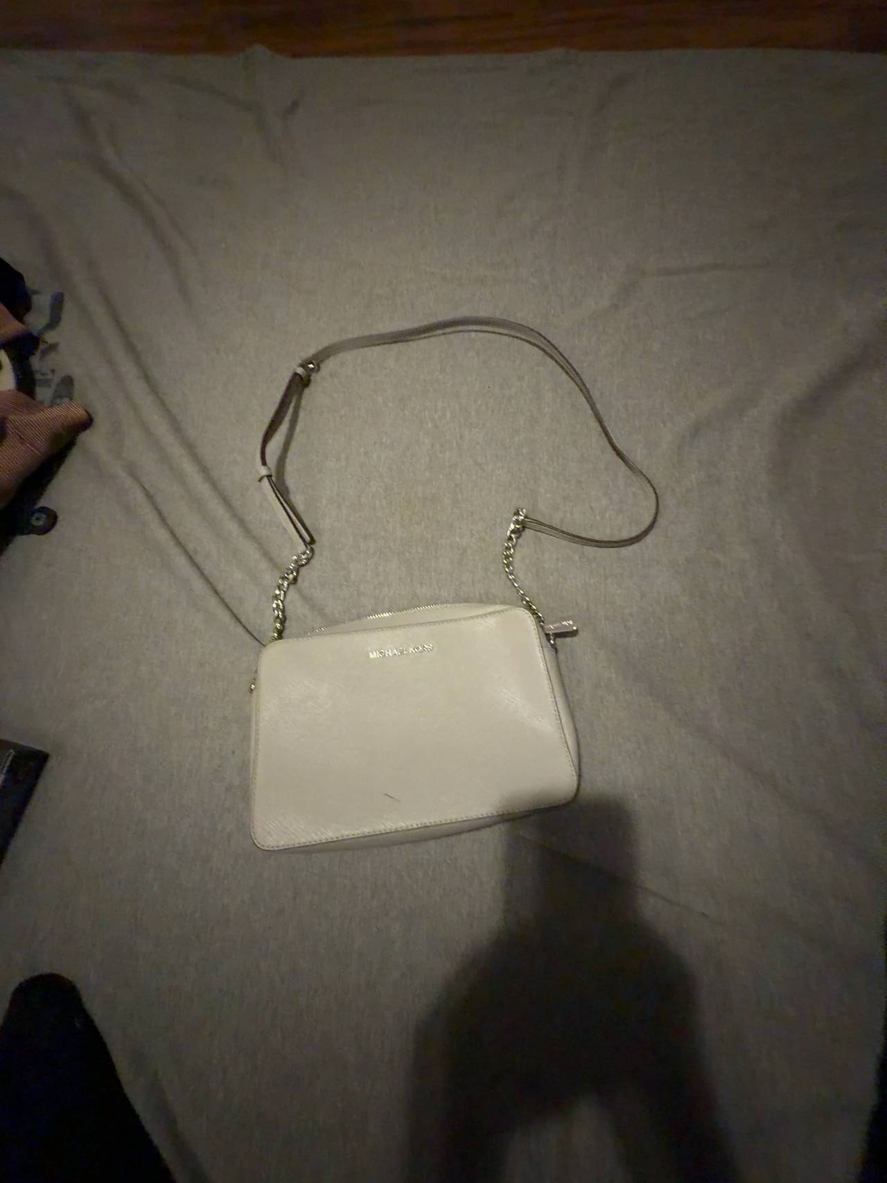 Michael Kors Jet Set Crossbody Bag Light Gray