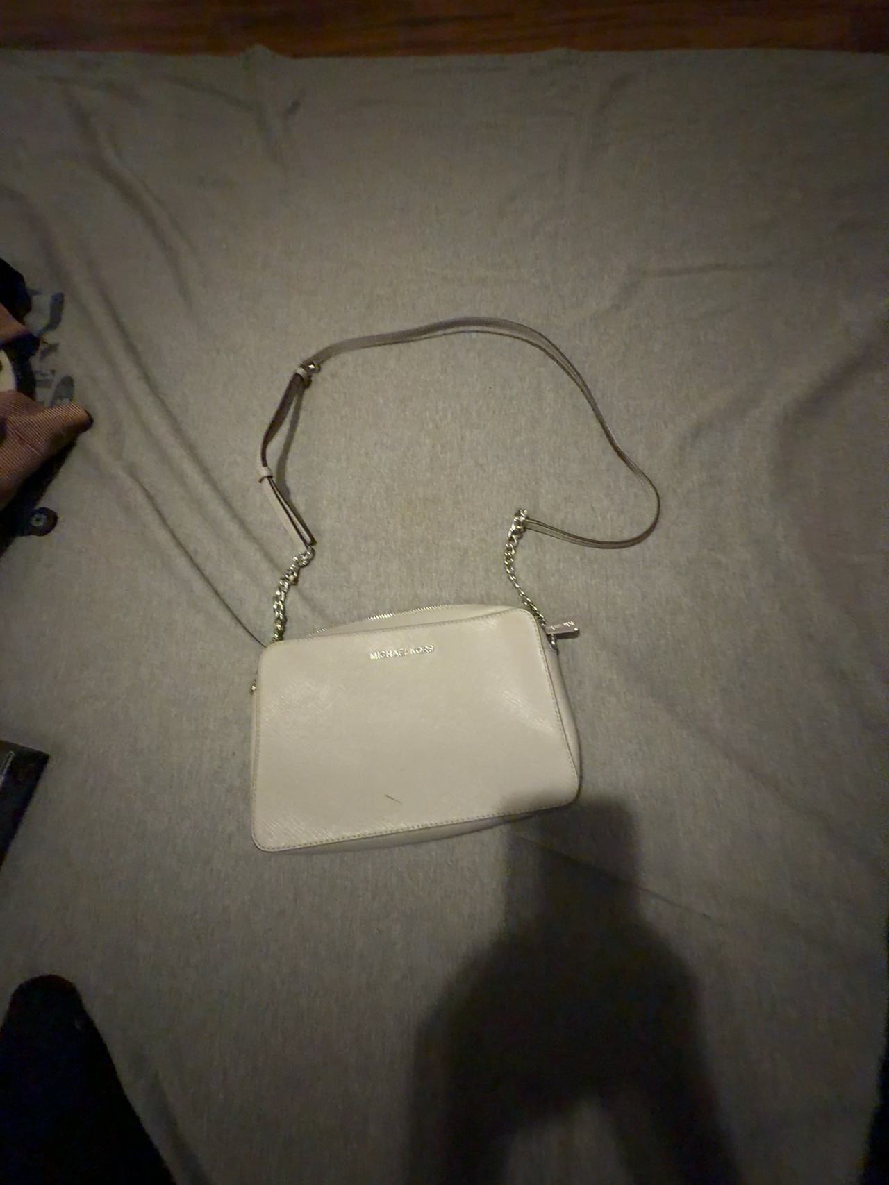 Michael Kors Jet Set Crossbody Bag Light Gray