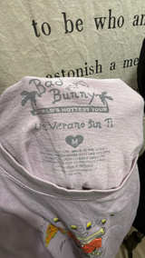 Bad Bunny Un Verano Sin Ti Pink Tour Shirt - Image 3