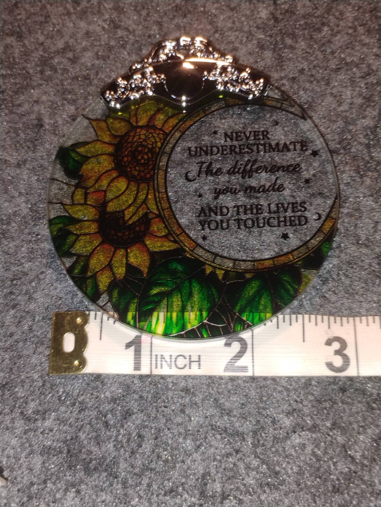 The Bradford Exchange Sunflower Suncatcher Ornament