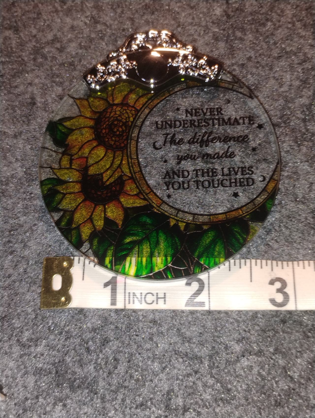 The Bradford Exchange Sunflower Suncatcher Ornament