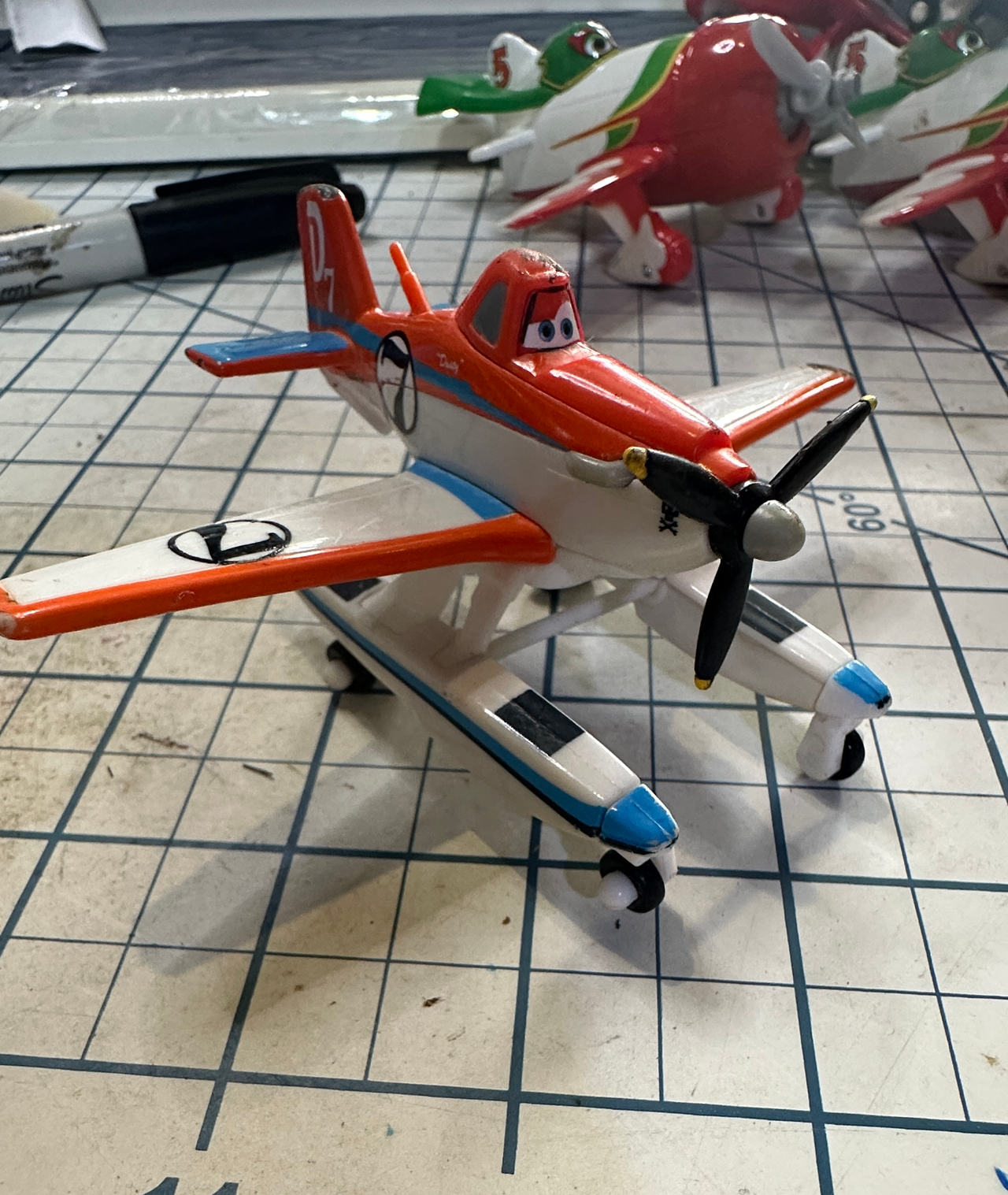 Mattel Disney Planes Fire & Rescue Pontoon Dusty Crophopper Die-cast Plane