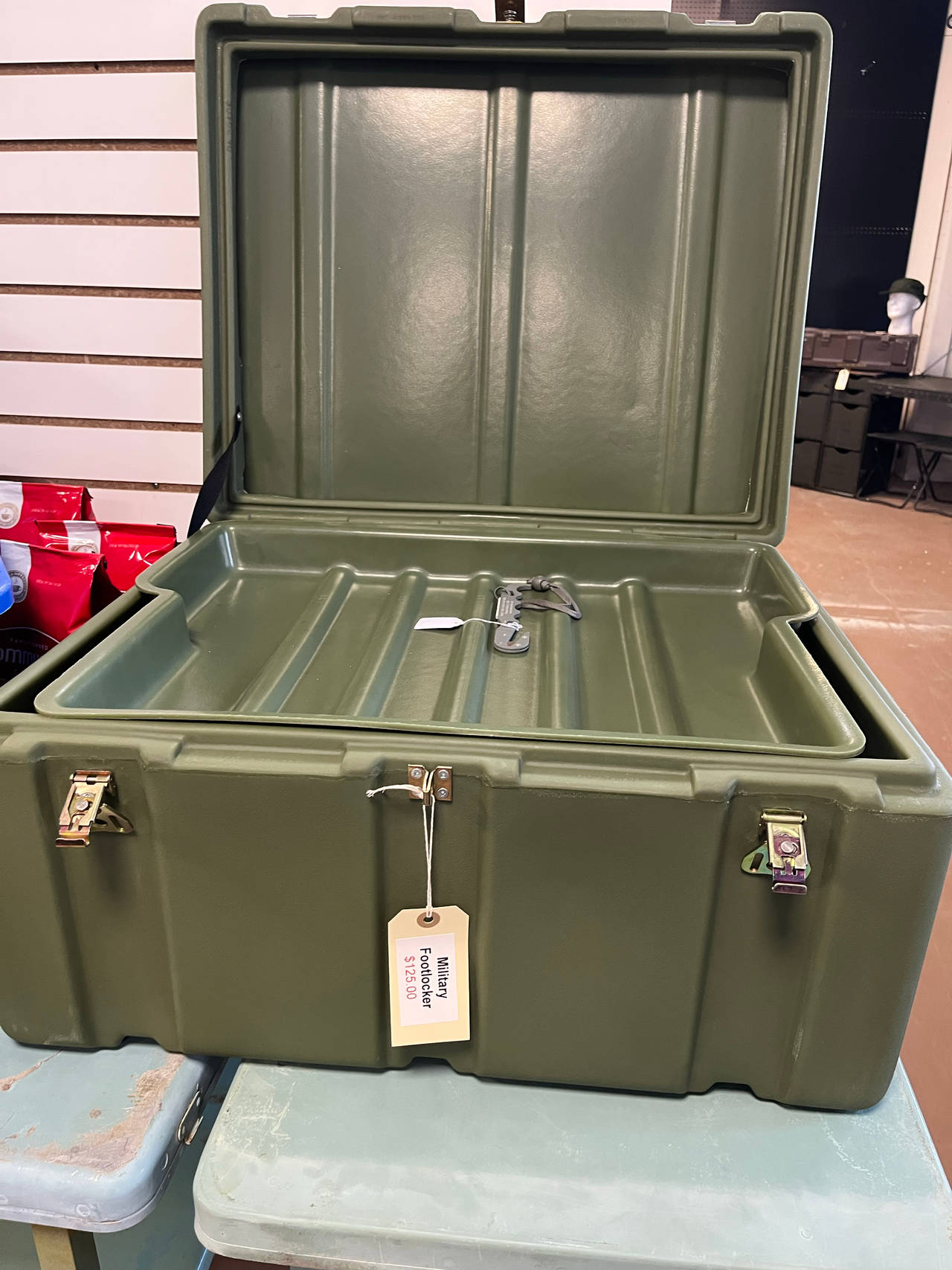 Military Footlocker Case new in box