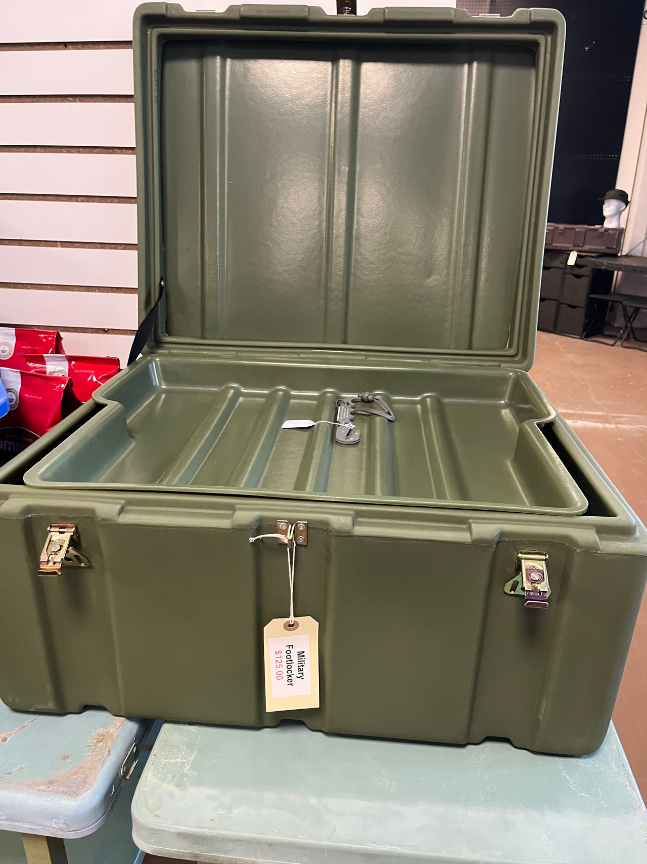 Military Footlocker Case new in box