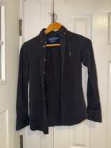 Ralph Lauren Women's Classic-Fit Linen Shirt Knit Oxford X-Small TP - Image 1
