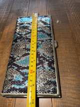 Lodis Snakeskin Clutch Bag - Image 6