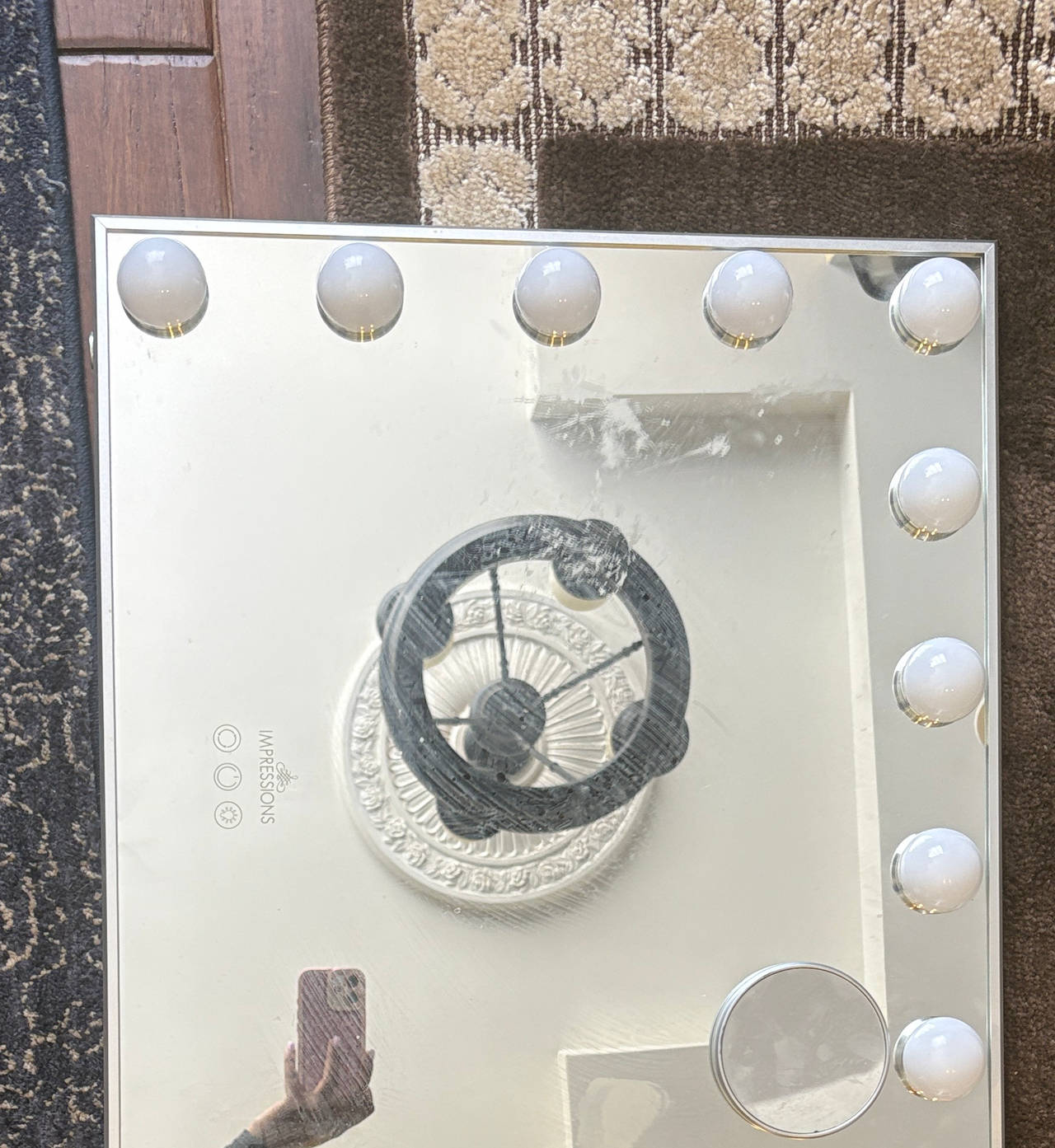 Impressions Vanity Hollywood Glow Plus Vanity Mirror