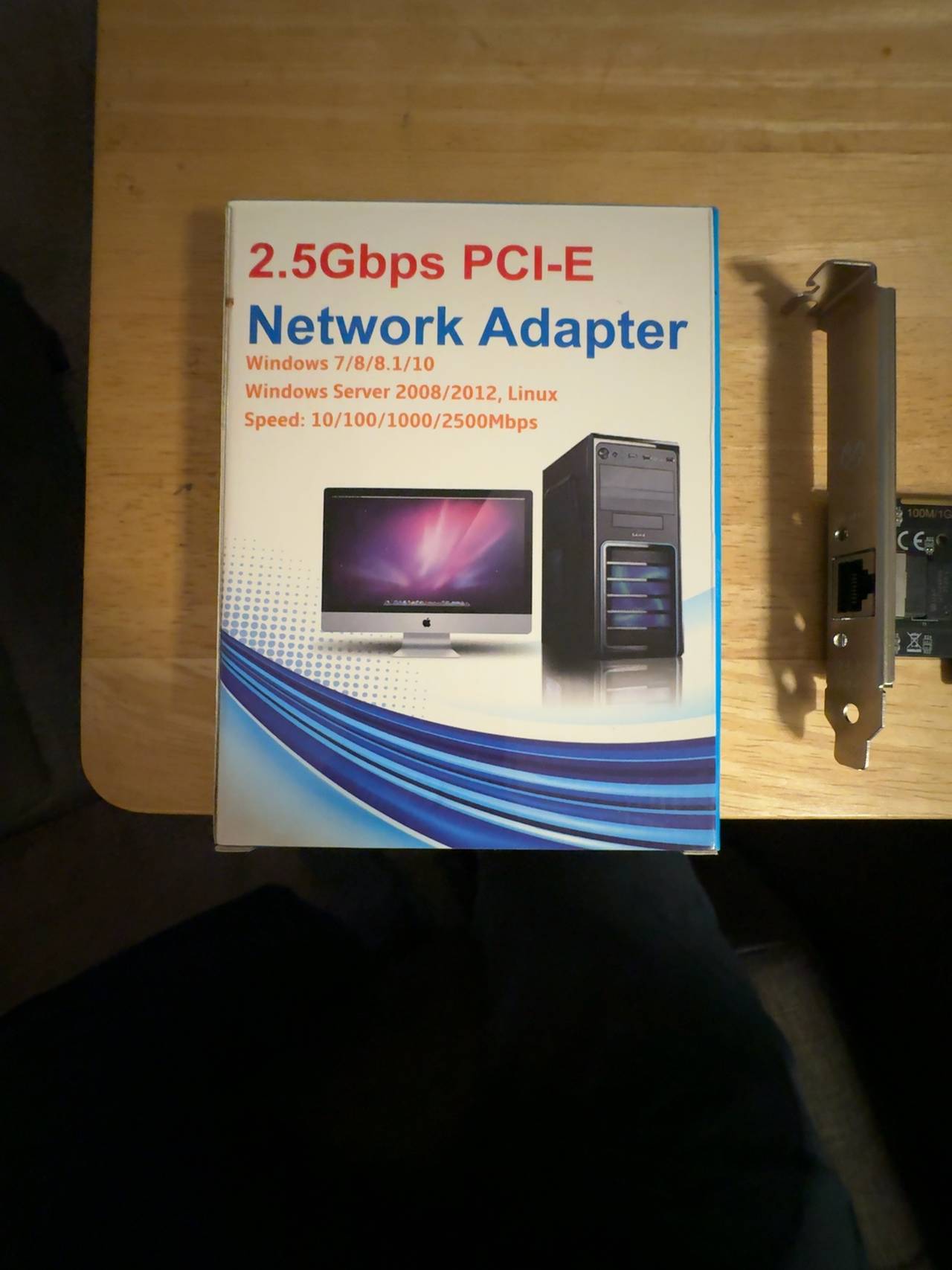 Realtek 2.5GBase‑T PCIe Ethernet Network Card BNIB