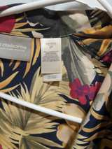 Liz Claiborne Tropical Floral Button Up Shirt - Image 1