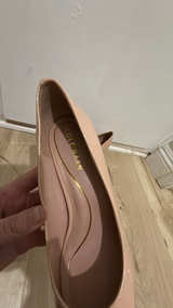 Cole Haan Women's Drado Peep Toe Platform Pump 80mm Beige - Image 2