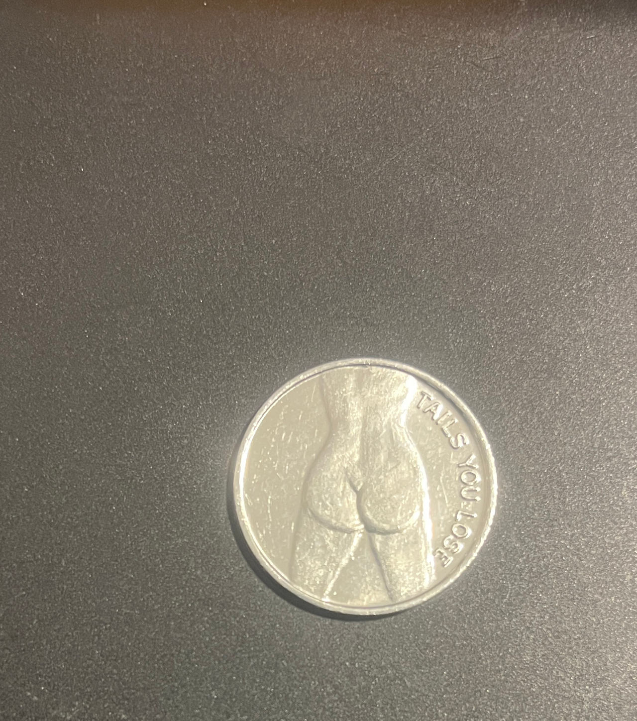 Heads I Win Tails You Lose Novelty Challenge Coin