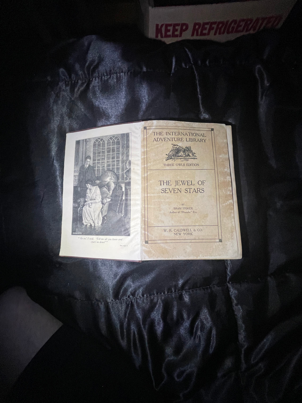 The Jewel of Seven Stars by Bram Stoker - International Adventure Library Three Owls Edition