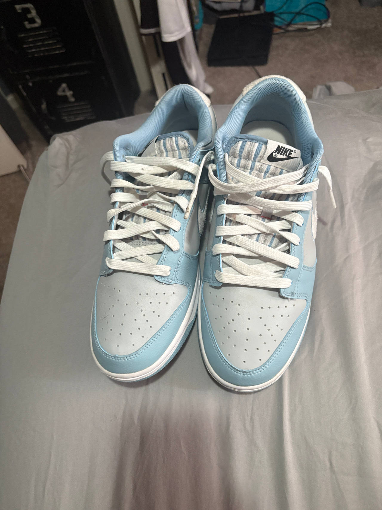 Nike Dunk Low with crease protectors size 10.5 men USA