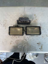 KC HiLiTES 4537-C Rectangular Fog Lights with Stone Guards - Image 1