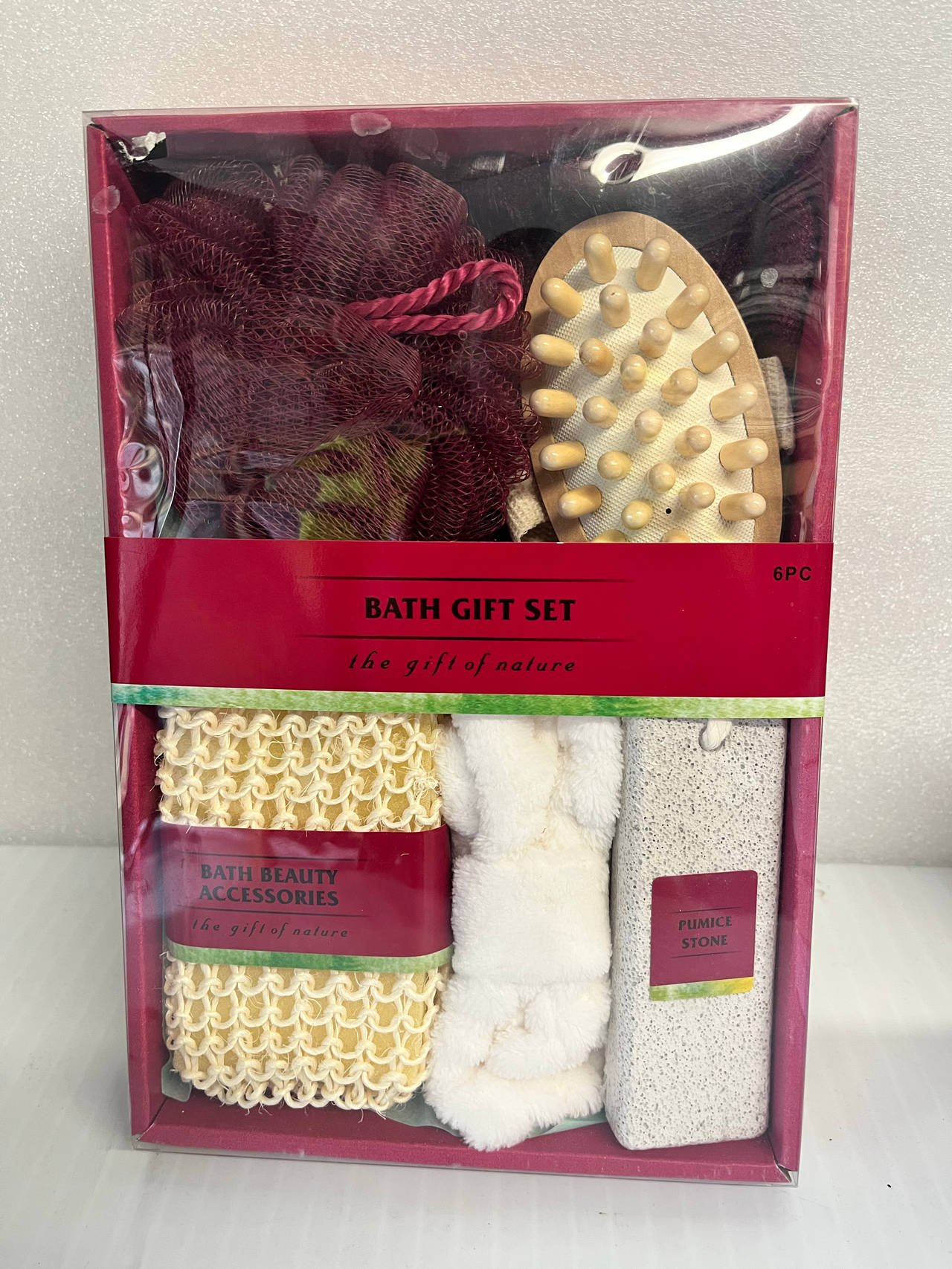 The Gift of Nature 6 Piece Bath Gift Set