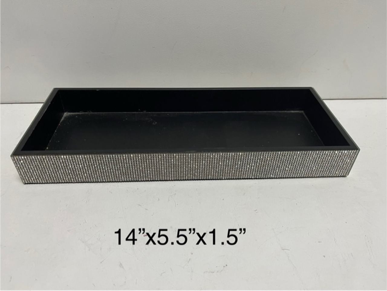 Crystal  Bathroom Vanity Tray