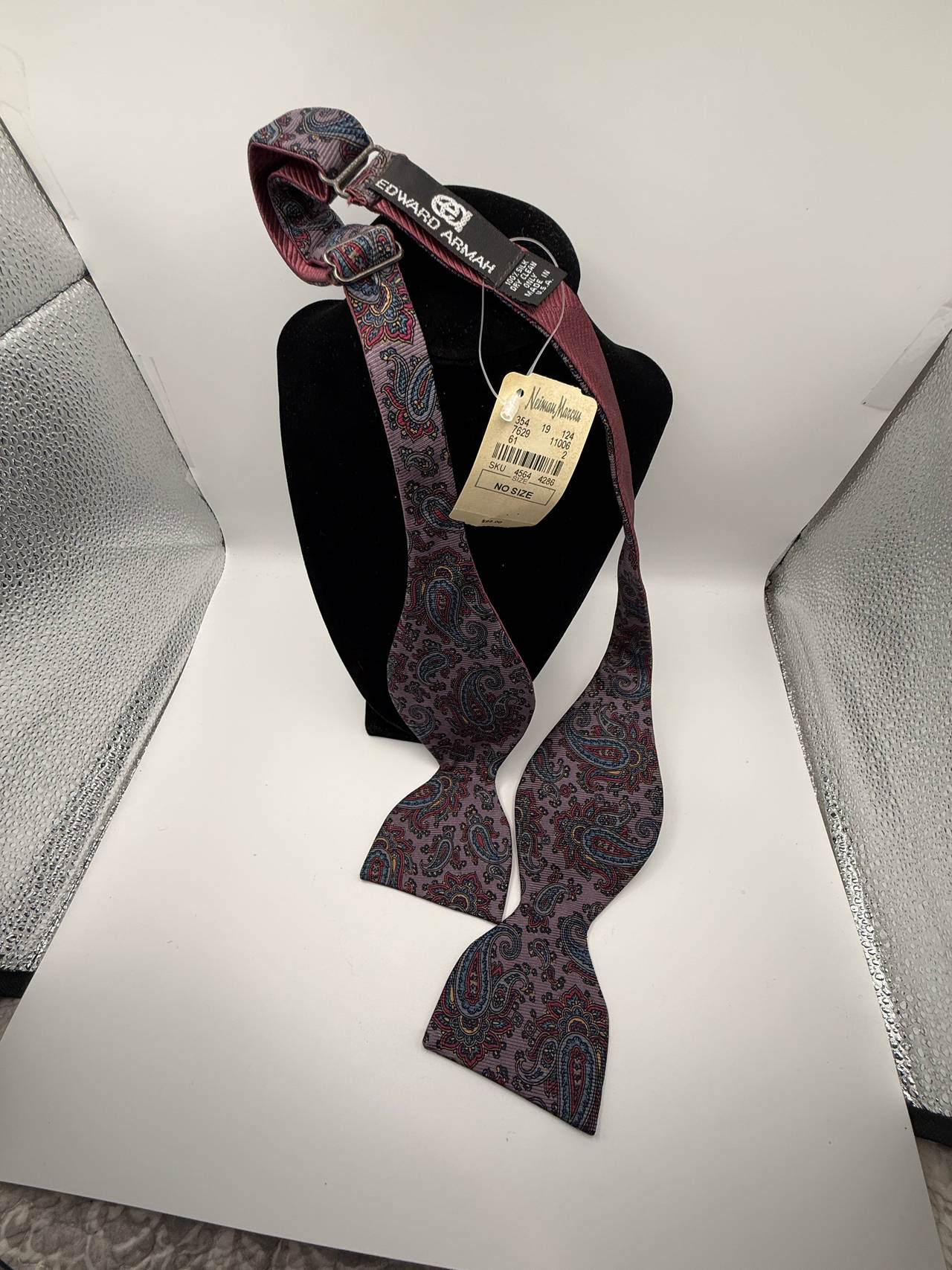 Edward Armah Silk Paisley Bow Tie