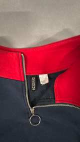 H&M Divided Colorblock Cropped Quarter-Zip Pullover - Image 2