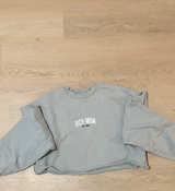 The Skinny Confidential Rich Mom Cropped Sweatshirt - Image 1
