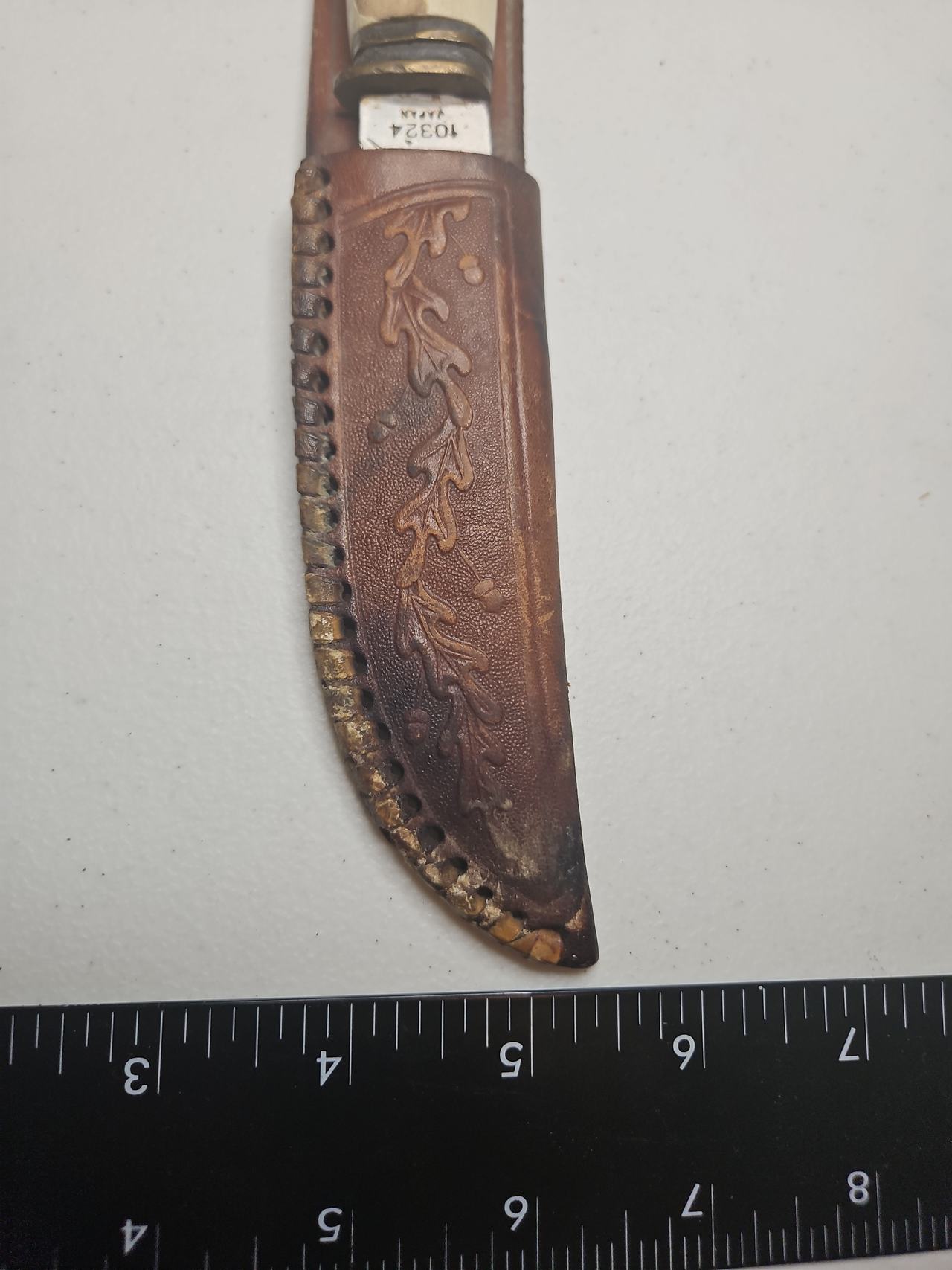 Vintage Japan 10324 Fixed Blade Hunting Knife