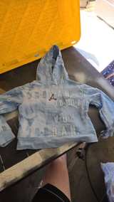 Jordan Kids All Over Print Cropped Hoodie - Image 2