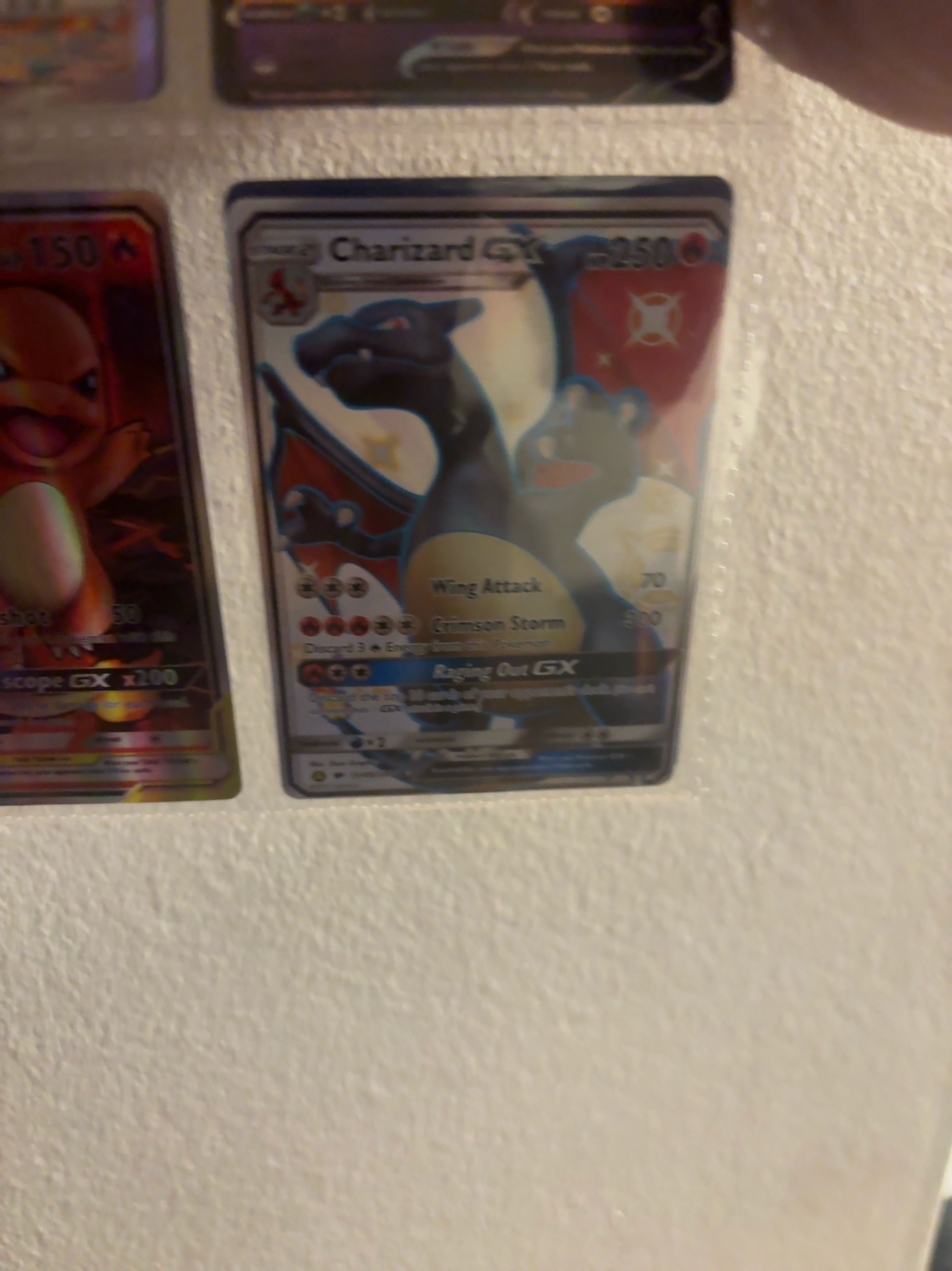 Pokemon Charizard GX SV49 Shiny Full Art Hidden Fates