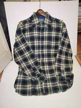 **Vintage 60's 100% Virgin Wool Pendleton Plaid Flannel Shirt - Image 5