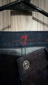7 For All Mankind Floral Brocade Skinny Jeans - Image 1