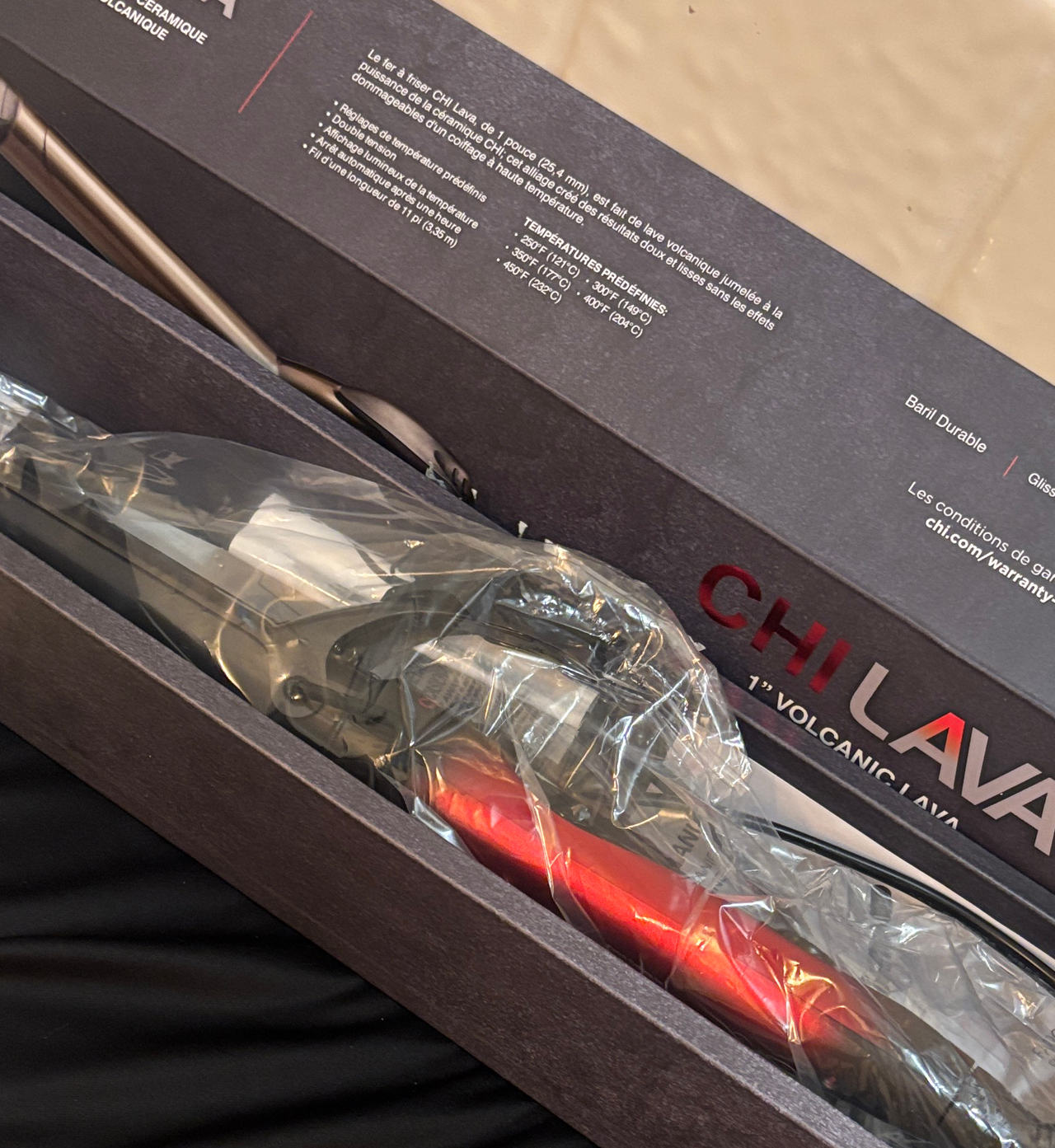 CHI Lava 1" Volcanic Lava Ceramic Curling Iron