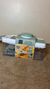 Go Eco Ciroa Adjustable Mandoline Slicer & Grayer New - Image 6