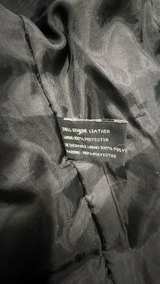 Wilda Genuine Leather Hooded Trench Coat With removable liner Size Medium M - Image 8