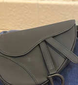 Dior Saddle Bag Ultra-Matte Black Calfskin - Image 1