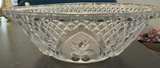 Kim Glass Bowl with Fleur De Lis and Rose Design 7" - Image 1