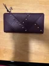 Jessica Simpson Mason Logo Wristlet Wallet Cornflower Blue - Image 3