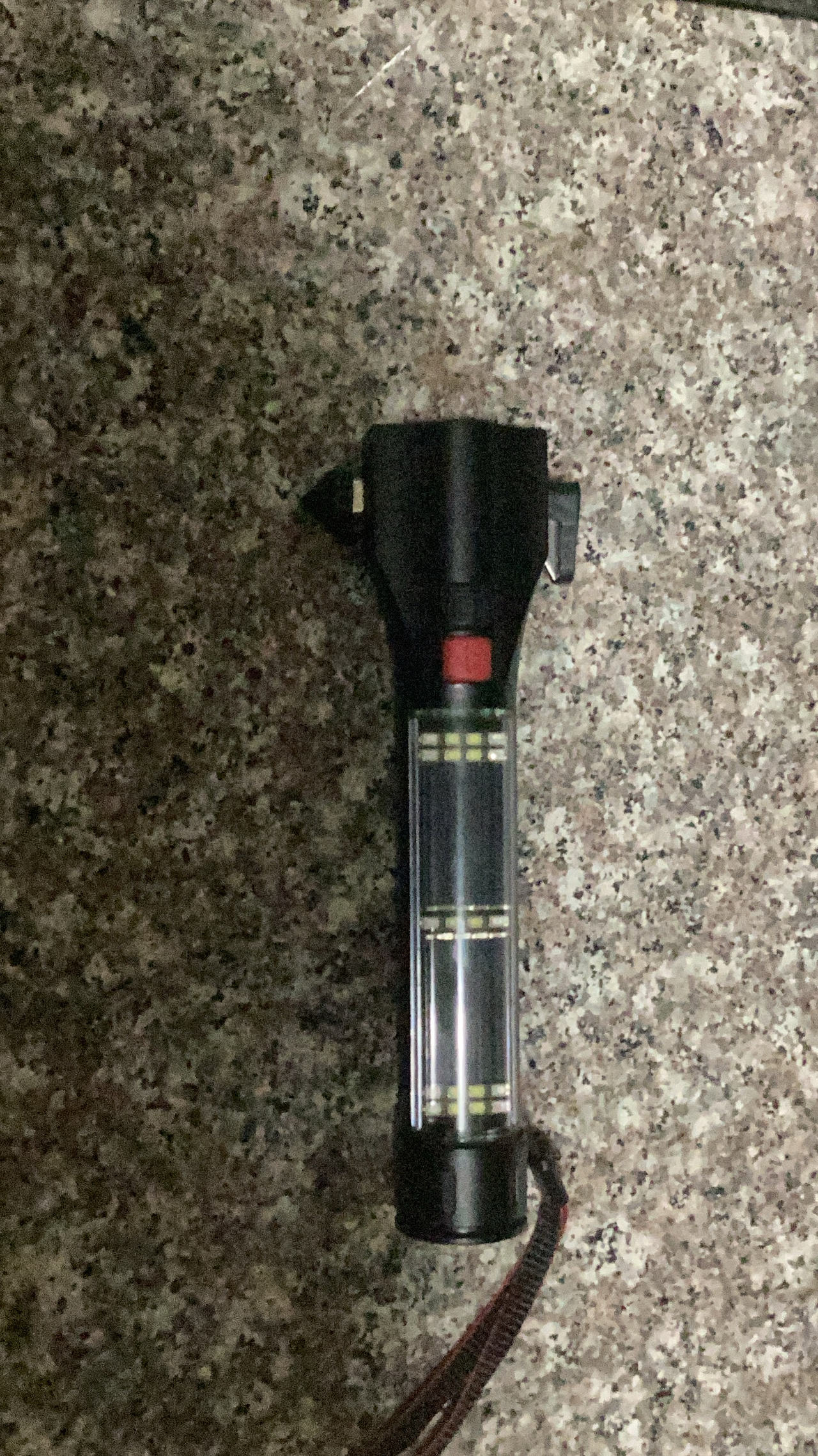 Rechargeable LED Flashlight with Emergency Tool