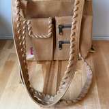 Mudd Tan Braided Trim Crossbody Bag - Image 5