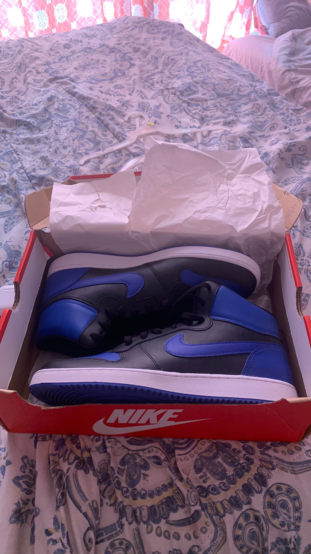 Nike Ebernon Mid Black/Game Royal