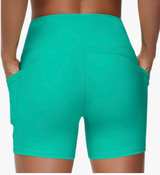 The gym people high waist tummy control 5 inch yoga shorts 2 pockets sz Medium - Image 5