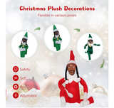 Snoop Dogg Christmas Elf Doll Hip Hop Figure Christmas Plush Doll - Image 2