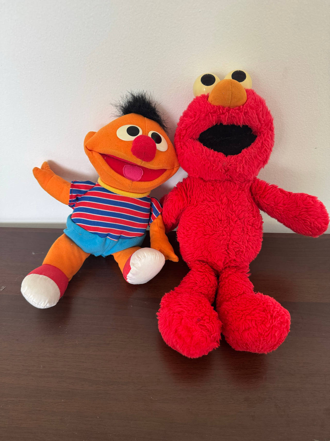 Sesame Street Ernie & Elmo Plush Toy - Vintage