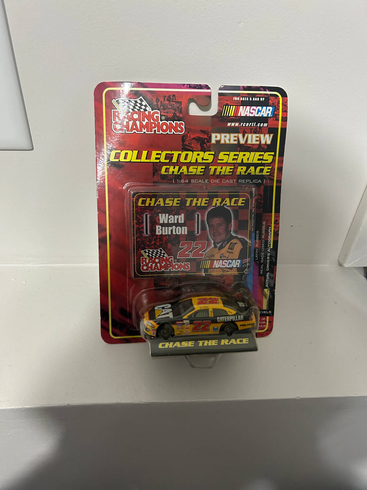 Racing Champions NASCAR Collectors Series Chase the Race Ward Burton #22 Die-Cast Car