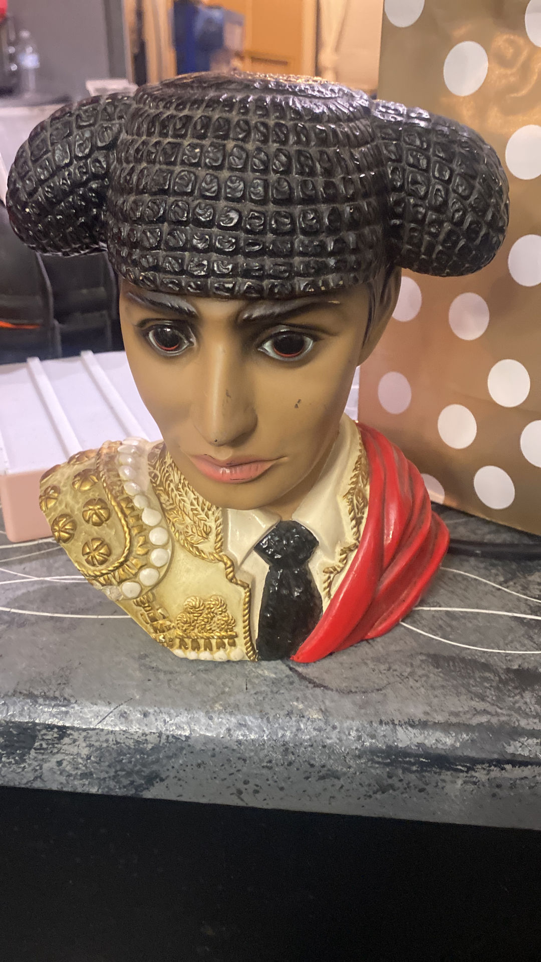 Vintage Ceramic Matador Bust
