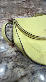 Kate Spade Leila Medium Flap Shoulder Bag Lime Yellow - Image 4