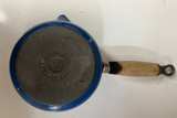 Le Creuset Enamel Cast Iron Saucepan with Wood Handle - Image 2