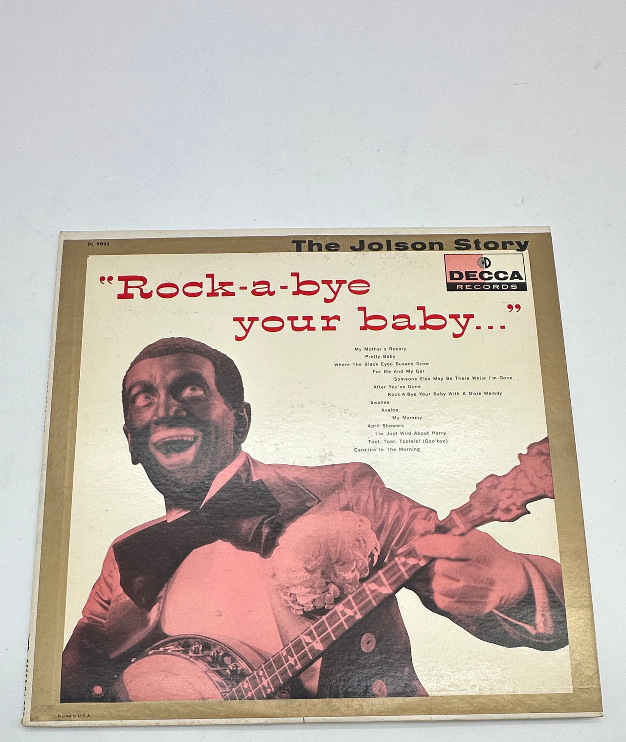 Al Jolson - The Jolson Story "Rock-a-bye your baby..." Vinyl LP