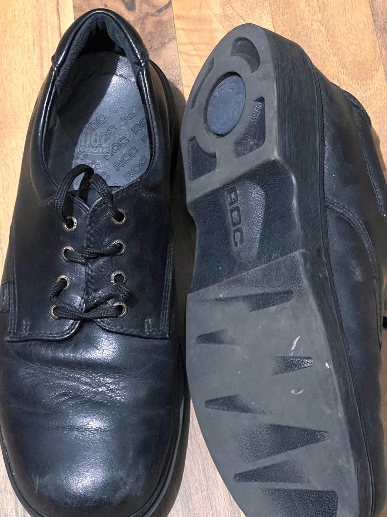 ROC Leather School Shoes
